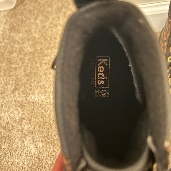 Keds Leopard Print High-Top Rain Boots Size 10 with dream foam - Picture 6 of 9